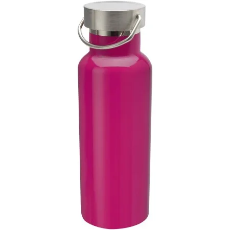 Gourde Thor 500 ml en acier inoxydable rose personnalisable