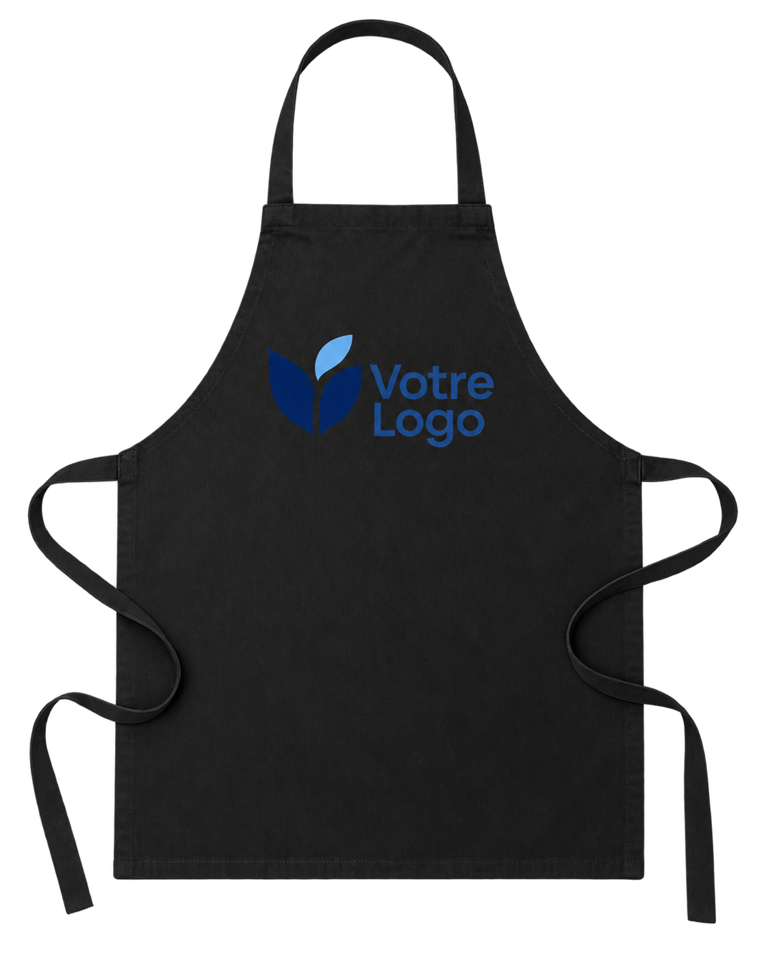Tablier en coton recyclé personnalisé par transfert numérique